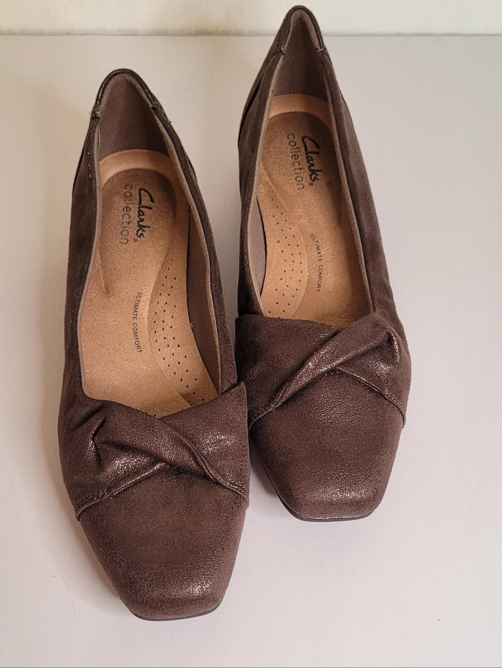 Clarks Tilmont Dalia Loafers Bronze Metallic Size 8.5 - Picture 3 of 10